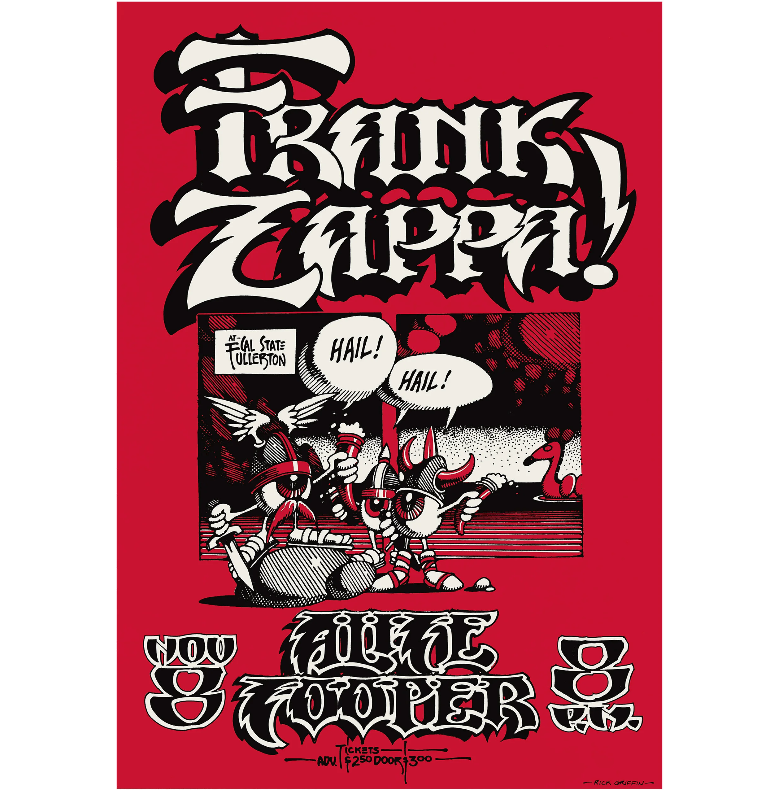 Frank Zappa x Alice Cooper at Cal State Fullerton Fine Art Prints